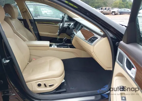 2015 Hyundai Genesis 3.8 из США, поврежденный, VIN KMHGN4JE6FU044213